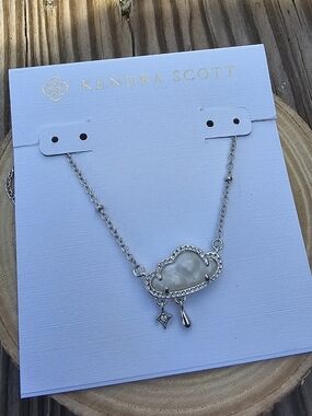 Kendra Scott Silver Celeste Cloud Necklace